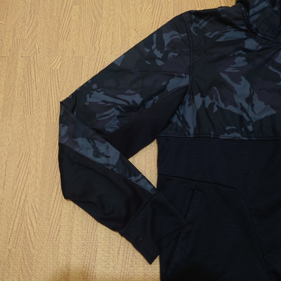 The North Face Jacket Men's Medium Camouflage Black Green Full Zip Hoodie - Picture 2 of 15